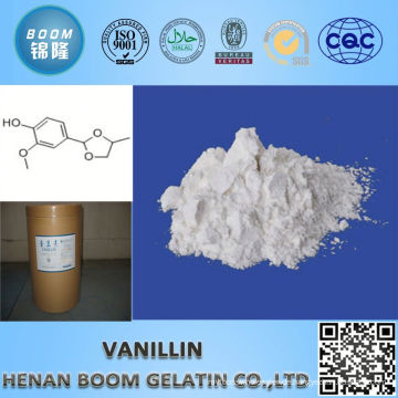 ISO-Standard reines Vanillin-Lebensmittelgeschmack min. 99,5%